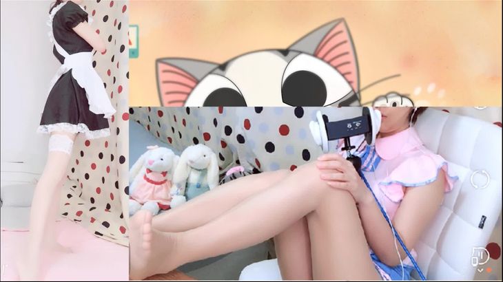 斗鱼菇菇ASMR助眠视频在线播放：人美声甜沉浸式颅内按摩体验