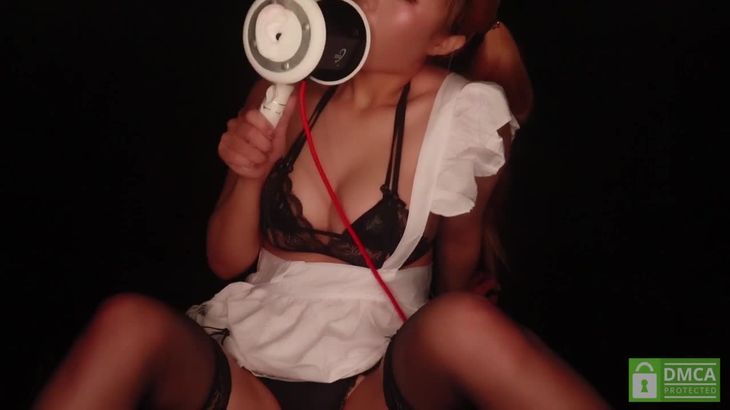 Uying ASMR扎马尾助眠视频在线播放_舔耳触发音效_沉浸式颅内按摩体验