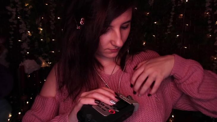 AftynRose ASMR毛衣摩擦触发音效在线播放｜沉浸式3Dio麦克风听觉体验视频