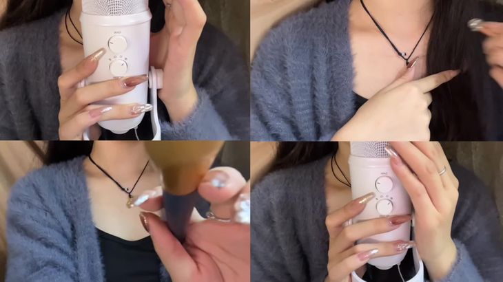 抖音六六ASMR助眠视频在线播放：指甲敲击触发音，沉浸式哄睡体验