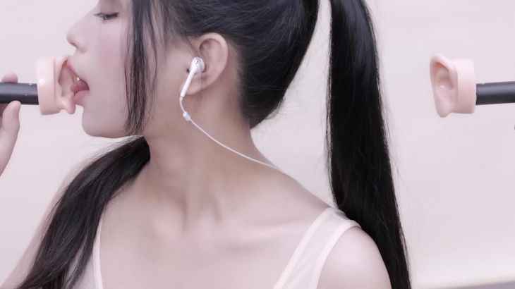 晓美ASMR口腔音按摩助眠视频在线播放-舔耳弹舌音专业触发