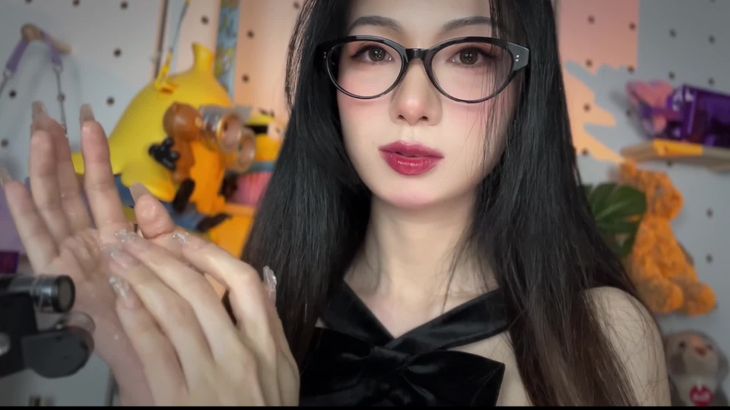 晚安yoyo ASMR口腔音舔耳视频在线播放 助眠