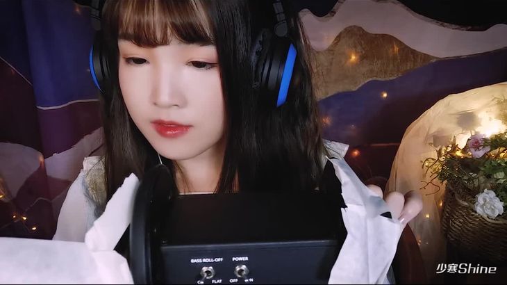 少寒ASMR在线视频观看：雨水海浪手指琴采耳助眠视听体验