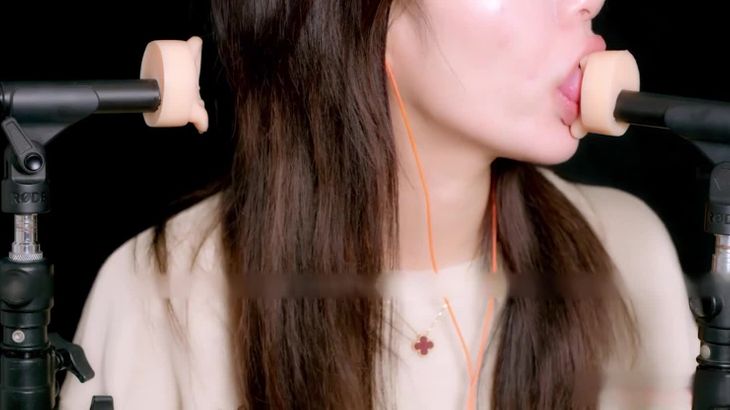 小萌ASMR舔耳喘息口腔音在线播放：沉浸式助眠视频