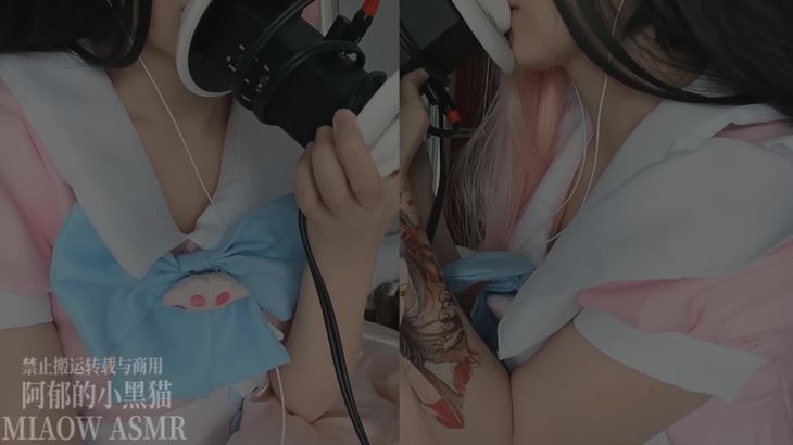 阿郁的小黑猫ASMR视频在线播放：沉浸式猫咪助眠音疗体验