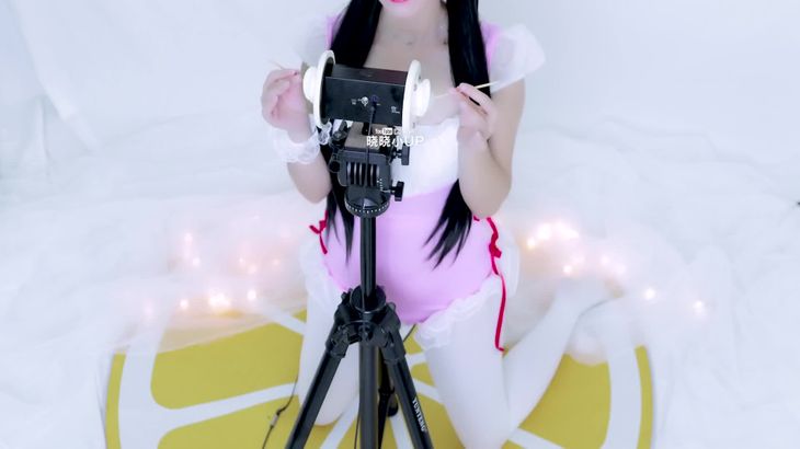 晓晓ASMR助眠视频在线播放：粉色女仆声控疗愈