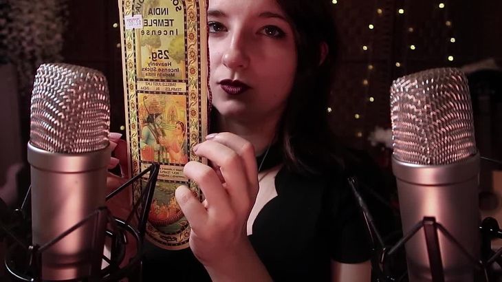 AftynRose ASMR视频在线观看：Tingle Time麦克风刷舔敲击触发体验