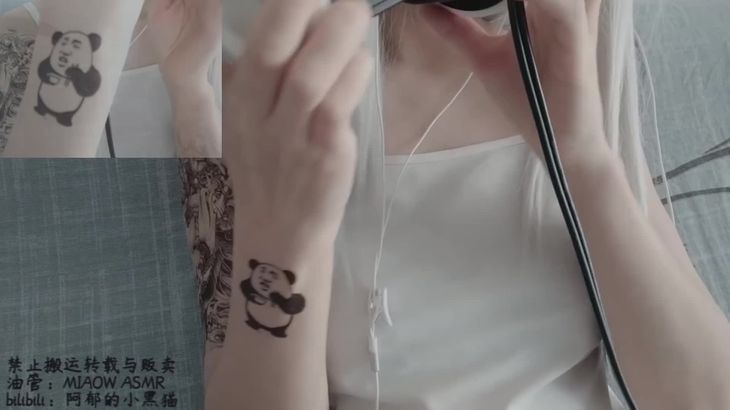 阿郁的小黑猫ASMR视频在线播放：沉浸式猫咪声音助眠体验