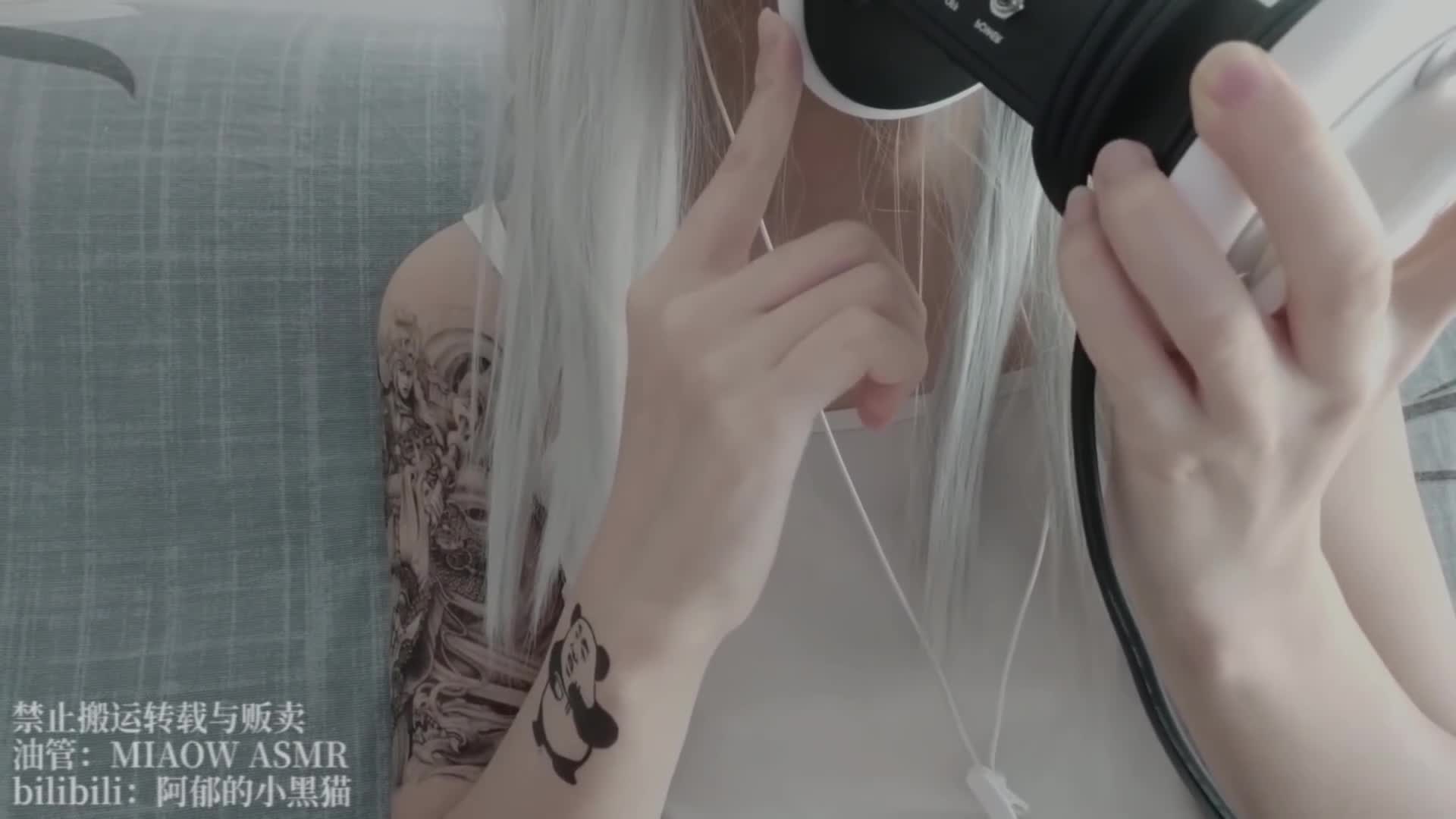 阿郁的小黑猫ASMR助眠视频在线播放｜口腔音沉浸式哄睡体验