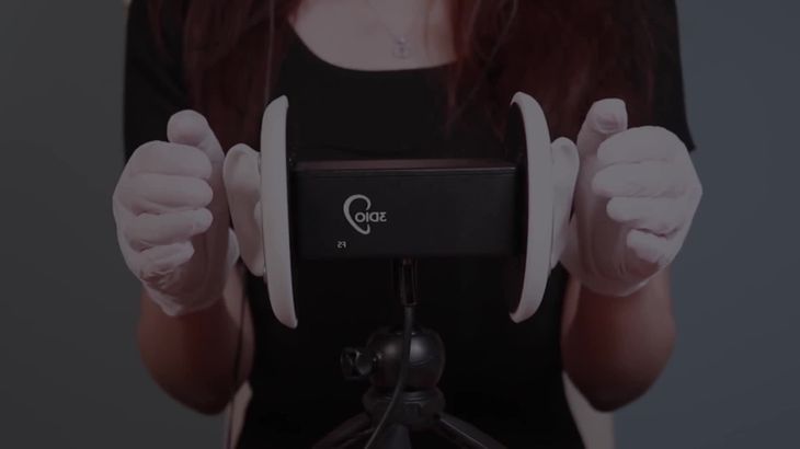 米莫ASMR手部护理与乳胶手套3DIO音效在线播放视频