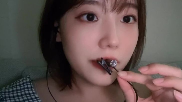 ASMRTANGZI 韩国ASMR主播在线视频播放 - 领夹麦口腔音体验
