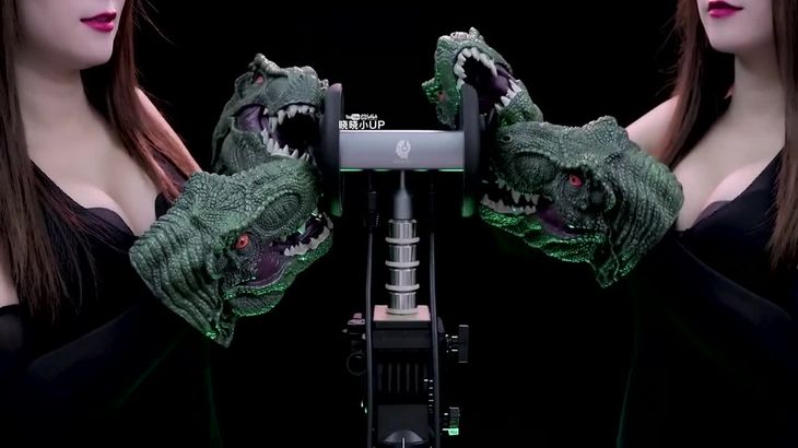 晓晓小UP ASMR视频在线观看：恐龙触发音助眠与舒缓体验