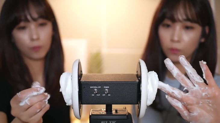 Blije-ASMR双耳按摩视频在线播放：蜂蜜精油剃须泡沫沉浸式助眠