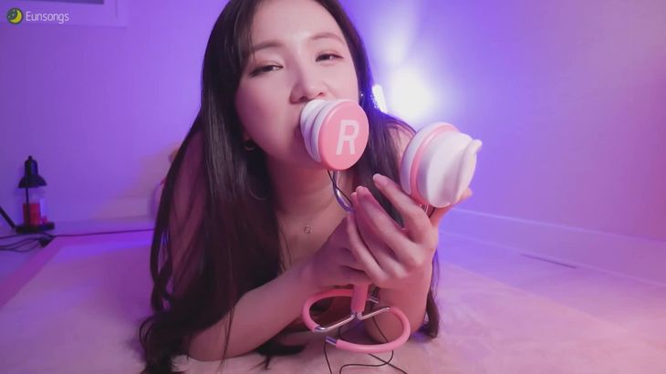EUNSONGS ASMR舔耳视频在线播放：沉浸式耳舐体验助眠放松