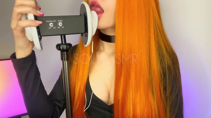 KittyKlaw ASMR高颜值俄罗斯主播在线播放：独家舔耳助眠视频