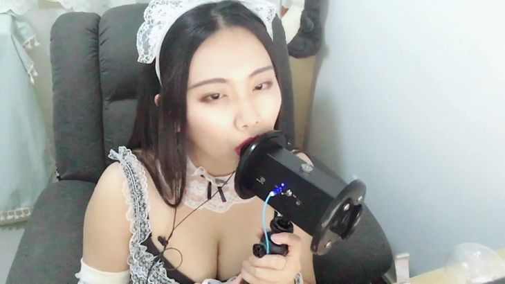 池喵ASMR女仆装舔耳视频在线播放 | 沉浸式耳部触发音体验