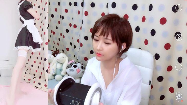 菇菇ASMR羽毛采耳视频在线播放：沉浸式鹅毛棒掏耳助眠体验